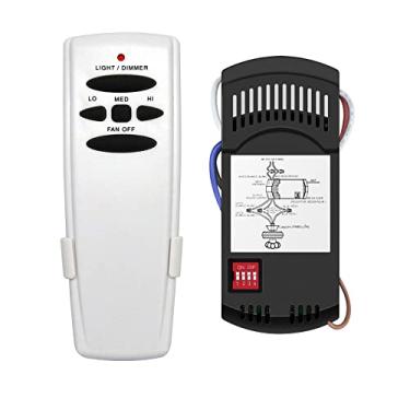 Imagem de Kit de controle remoto universal para ventilador de teto regulável, substituição para Hampton Bay,Hunter, Honeywell, Westinghouse FAN-28R Fan-HD CHQ7078T UC7078T L3H2010FANHD L3H2014FANHD RR7079T
