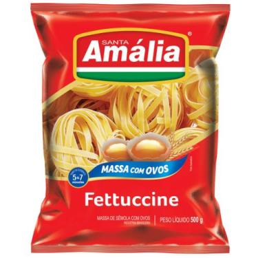 Imagem de Macarrão Fetuccine Com Ovos Ninho 3 500g Santa Amália