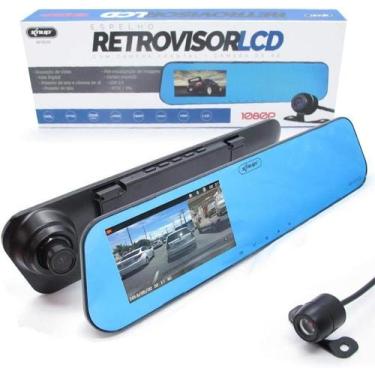 Imagem de Retrovisor Lcd 4.3 Polegadas Câmera Frontal + Câmera de Ré - NOVAKNP