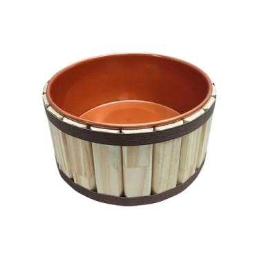 Imagem de Tina Escalda Pés em Pinus Natural - bacia em pintura premium Cobre