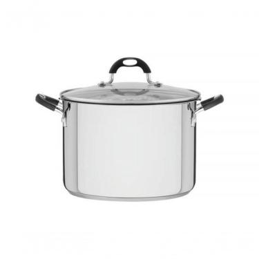 Imagem de Espagueteira Tramontina Astro Silicone 24cm Em Inox Com Tampa De Vidro