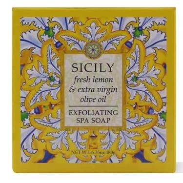 Imagem de Coleção Greenwich Bay Trading Sicily – Sabonete Vegetal de Luxo – Enriquecido com Manteigas Botânicas e Óleos Essenciais, 180 g