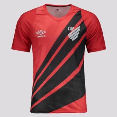 Imagem de Camisa Masculina Athletico Paranaense I 2024 Vermelha - ONNIX, Vermelh