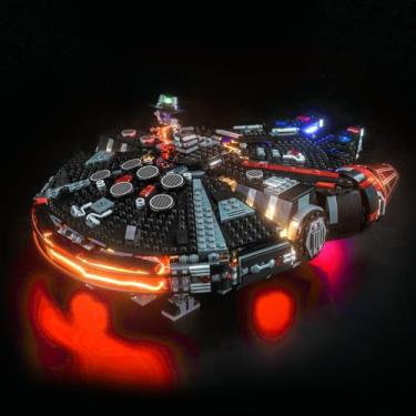 Imagem de Hilighting Upgraded Led Light Kit Compatible with Lego Star Wars The Dark Falcon Building Set, Lights Decoration Compatible with Lego 75389 (Model Not Included)