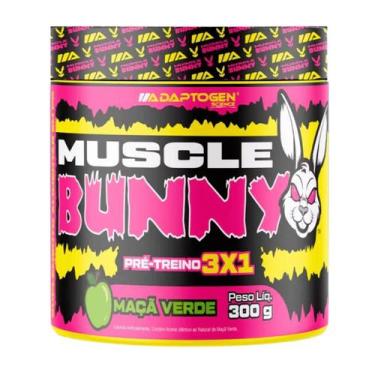 Imagem de Pré Treino Muscle Bunny 300g Maça Verde Adaptogen