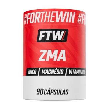 Imagem de FTW ZMA 90 Cápsulas com Zinco, Magnésio e Vitamina B6 – Suplemento Mineral para Energia, Imunidade e Sono, Não Contém Glúten