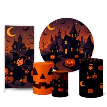 Imagem de Trio Capas Cilindro + Painel Redondo + Lateral Halloween (K2HAL0009)