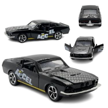 Imagem de Miniatura Carro Esportivo de Corrida, Modelo Esportivo Clássico, Escala 1:32, Preto