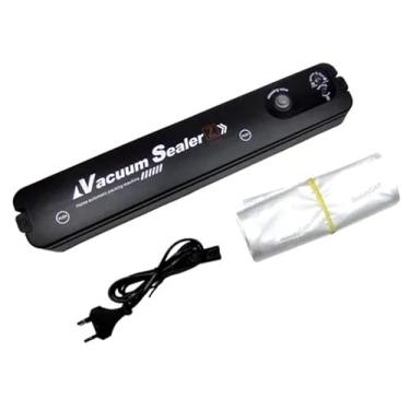 Imagem de Seladora à Vácuo Portátil, Máquina de Embalar Alimentos para Uso Doméstico, Sistema de Armazenamento e Conservação