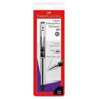 Imagem de Caneta esferográfica 0.7 Xtreme Preta - Faber-Castell