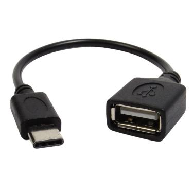 Imagem de Cabo Otg Usb Tipo C Macho Para Usb Fêmea 15cm Storm
