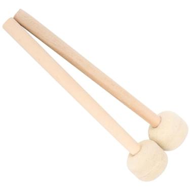 Imagem de Domary Drum Stick Wool Wooden Manuseio Acessórios para Instrumentos de Percussão para Jogadores de Percussão