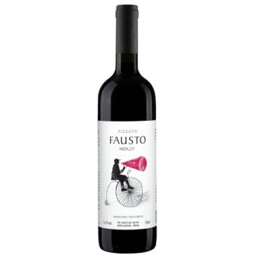Imagem de Vinho Fausto de Pizzato Merlot 750 Ml