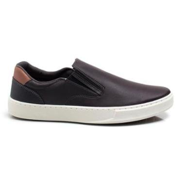 Imagem de Tênis Masculino Iate Casual Estiloso Confortável Macio Leve Trabalho Sapatênis Slip On Resistente-Masculino