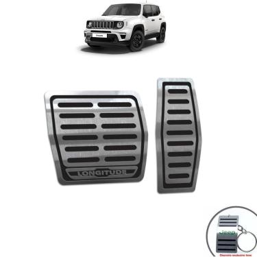 Imagem de Pedaleira Automático Jeep Renegade Longitude Preto