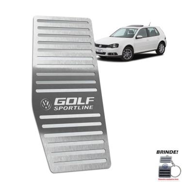 Imagem de Descanso de Pé Em Aço Inox Golf Sportline Até 2014 Prata