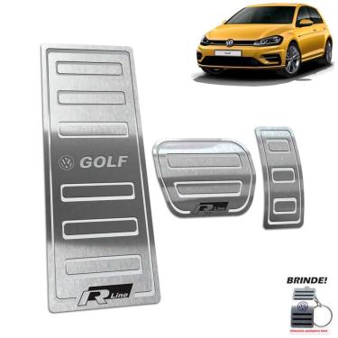 Imagem de Descanso + Pedaleira Automático  Golf R-line 2018 2019 Prata