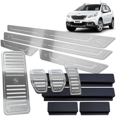 Imagem de Soleira Pedaleira Descanso Peugeot 2008 2015 Até 2019 Manual