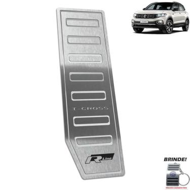 Imagem de Descanso de Pé T-Cross R-Line Gravação em Prata