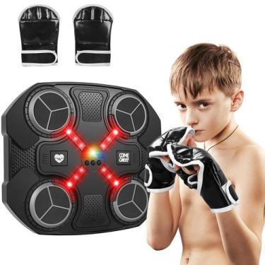 Imagem de Máquina de boxe musical Awinto Sport Toys com Bluetooth para crianças