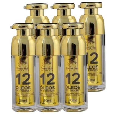 Imagem de Dama Hair 6 Reparador Capilar Profissional 12 Óleos  Antifrizz, Termop