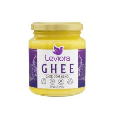Imagem de Manteiga Ghee Com Alho Sem Lactose Leviora 200G