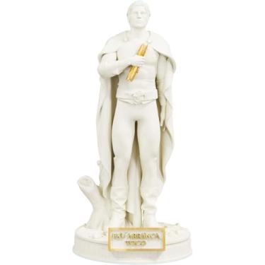 Imagem de Estátua Exu Arranca Toco Umbanda Candomblé (Cor Mármore Dourado)