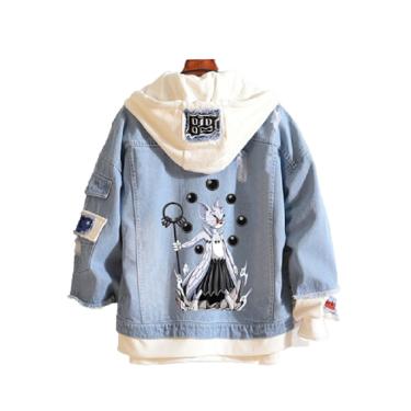 Imagem de Jaqueta jeans padrão Tom e Jerry Cos Naruto Uchiha Obito
