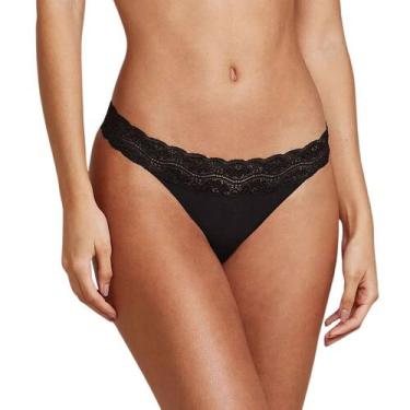Imagem de Calcinha Biquini Detalhe Renda Cavas Costura Invisível Modal Hope, Pre