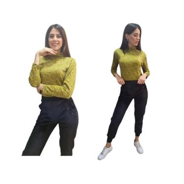 Imagem de Pacote de 3 camisetas femininas Beatles Bambu, lã manchada - Lightbek 