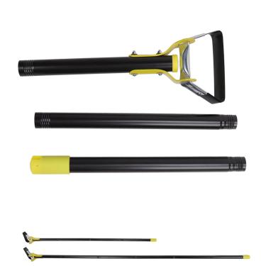 Imagem de Xcello Ferramenta de jardim enxada, alça longa ajustável, enxada de aço inoxidável, enxada de ação para plantar legumes, ferramenta de jardim agrícola (três quartos-17,32)