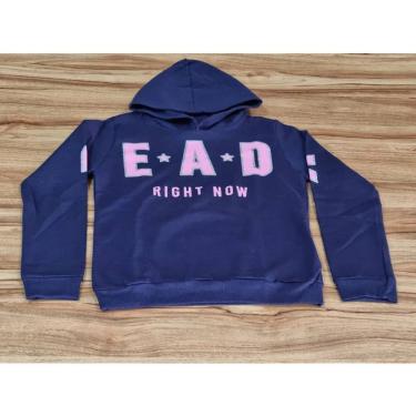 Imagem de Blusa Feminina Infantil Inverno Estampado Marinho 12