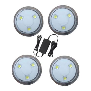 Imagem de Kit 4 Refletor Lampada Flexy Sem Adaptador 4,5w Branco 20M - Fluidra