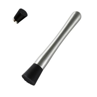 Imagem de Macerador Socador De Caipirinha Para Drinks E Cozinha Inox Pilão Para 