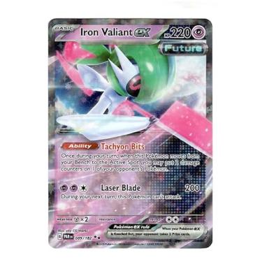 Imagem de Pokemon - Iron Valiant ex 089/182 - Paradox Rift - Future Pokemon - Double Rare - Single Card