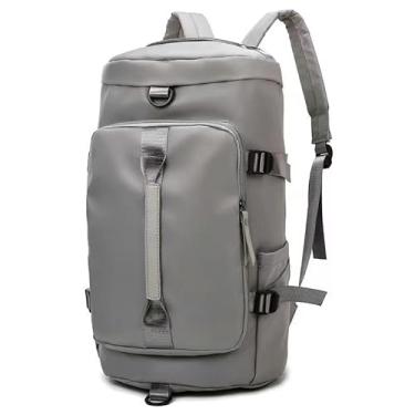 Imagem de Bolsa Mala Esportiva Mochila Costa Transversal Fitness Treino Futebol Academia Impermeável(cinza)