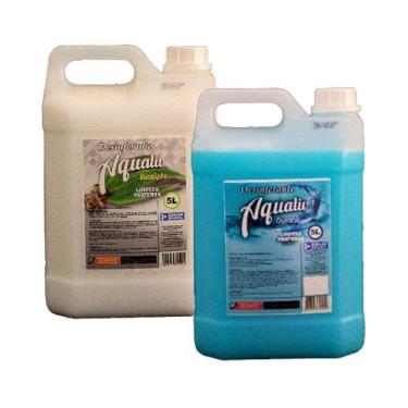 Imagem de Kit 2 Desinfetante Aqualiv Plus Aroma Eucalipto E Oceanic 5L - BORLEN