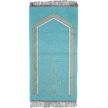 Imagem de Tapete de oração egípcio para crianças pequenas, tapete muçulmano, tapete islâmico, salat, sajda, belo, Sajadah, mesquita, sajjadah, mini musalá de oração, mascarado, Ramadã Eid