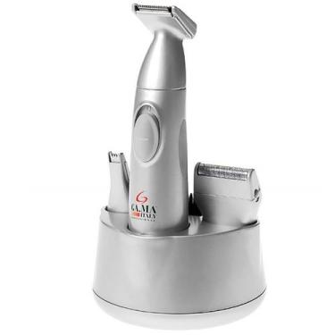 Imagem de Aparador de Pelos Gama SE2301 6 Em 1 A Pilha - Prata - Ga.Ma