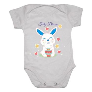 Imagem de Body Bebê Coelhinho da Páscoa - Vem Bebê, Pascoa10b, P - Manga Curta