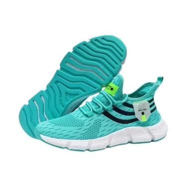 Imagem de Tênis de Corrida Feminino Respirável e Confortável - Sapatos Esportivo