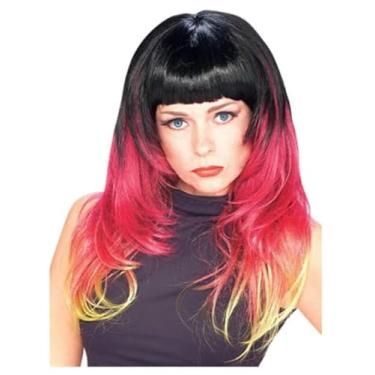 Imagem de Peruca tricolor Sunburst, Multicor, tamanho nico