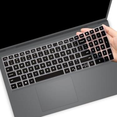 Imagem de Capa de teclado para laptop Dell 15 DC15250 DC15255, Dell 16 DC16250 DC16251 e 16 Plus/16 Plus 2 em 1 DB06250 DB16250 DB16255 (não serve para laptop Dell 16 Premium DA16250) - preta