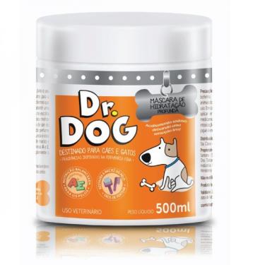 Imagem de máscara hidratação cães gato Dr. Dog óleo coco pele sensível