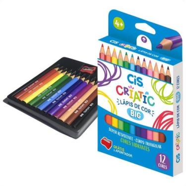 Imagem de Lápis de Cor 12 Cores Big Criatic Cis Ref. 76.3700