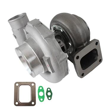 Imagem de FIWARY Kit de compressor T76 Turbo Charger T4 .96 A/R Trim 76 mm Desempenho até 600+ HP para carros V6 V8 Turbo Upgrade compatível com motores acima de 3,5 L de potência confiável
