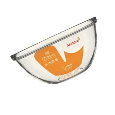 Imagem de Bowls Saladeira Tigela De Preparo Vidro 2Lts Média - 06 Uni