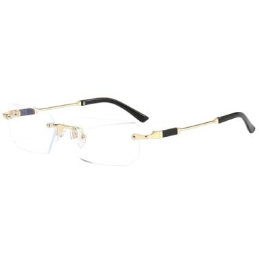 Imagem de Óculos de Sol Sem Armação com Proteção UV400 para Mulheres e Homens, Transparentes