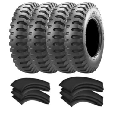 Imagem de Kit 4 Pneus 650-16 10L 108/107L At06 Militar Anteo + Câmara