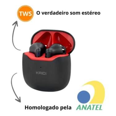 Imagem de Fone De Ouvido Sem Fio Tws Bluetooth 5.1 Kaidi Kd-771 Original